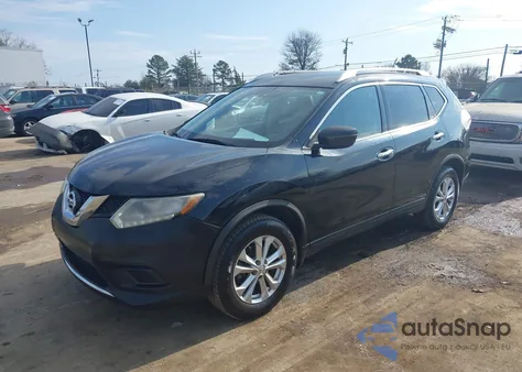 2016 Nissan Rogue Sv from USA, damaged, VIN KNMAT2MT0GP629254